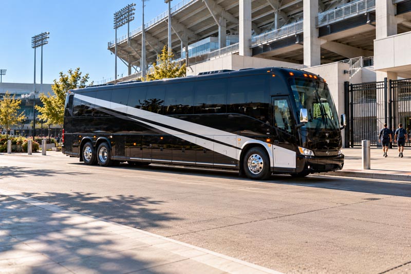 Sports Team Charter Bus Rentals in Seattle, WA